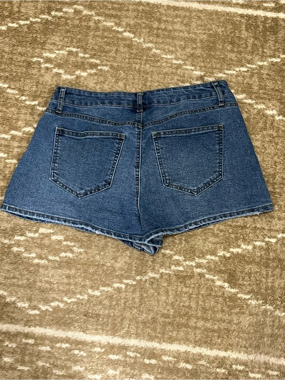 No Boundaries Indigo Blue Denim Shorts